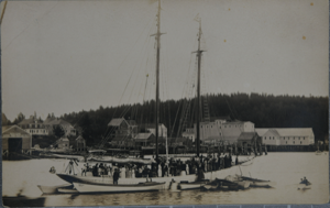 Image of The Bowdoin at anchor