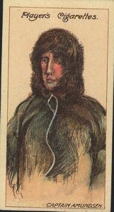 Image of Cigarette Card, Capt. Roald Amundsen,The Norwegian Antarctic Expedition, 1910-12