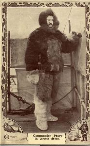 Image: Postcard: Commander Peary in Arctic Dress