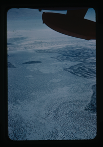 Image of Aerial View of icy coast.