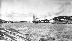 Image of Harbor with fishing vessel