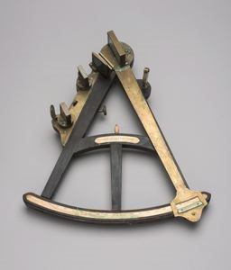 Image: Sextant [octant] used on Crocker Land Expedition and schooner BOWDOIN