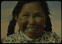 Image of Eskimo [Inuk] woman, close-up