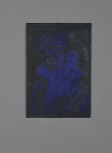 Image of Zinc halftone plate of photographic portrait of Donald MacMillan
