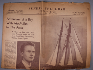 Image: Worcester Sunday Telegram: Adventures of a Boy with MacMillan in the Arctic