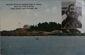 Image: Postcard of Robert E. Peary's Eagle Island