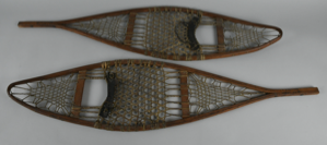 Image: pair of A.M. Dunham snowshoes used by Donald MacMillan