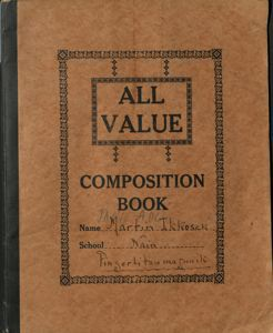 Image of Composition book by Martin Ikkosek and Janie Ado