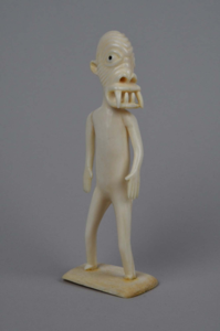 Image: Standing Tupilak with Tusks and Facial Lines