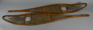 Image of Pair of snowshoes used in hard snow by Donald MacMillan