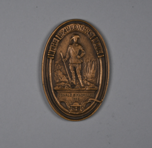 Image of Gold Medal, The Explorers Club to MacMillan in 1952