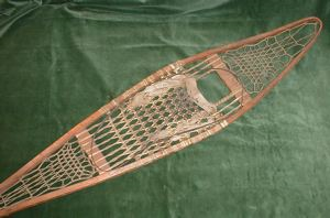 Image: Snowshoes used by Donald MacMillan, pair, stamped Tubbs