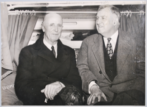 Image: Donald B. MacMillan and Kenneth C.M. Sills on Board Ship