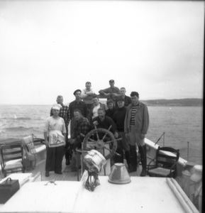 Image: Crew aft, coming out of Emily Harbor