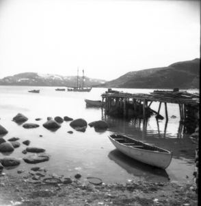 Image: Dock at Nain and The Bowdoin