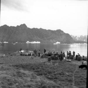Image of Dogs and whaling party, Nugatsiak