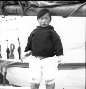 Image of Little Eskimo [Inuk] boy
