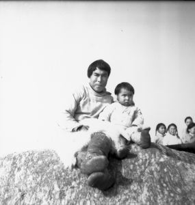 Image of Eskies [Inuit] (tycoon and lad), Savigsivik