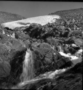 Image of Melting ice and brook, Etah