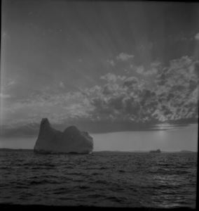 Image: Sunburst and Iceberg, Hawk Harbor