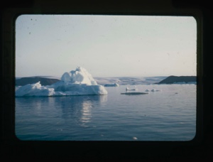 Image of iceberg in mid summer