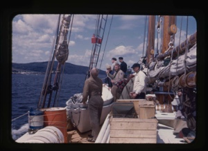 Image: crowded deck
