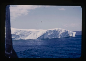 Image: iceberg through rigging