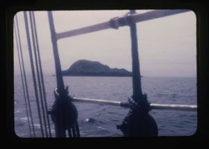 Image: island through rigging