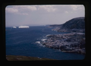 Image: iceberg and coastline