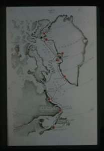 Image: Labrador map with route marked