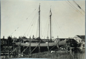 Image: Schooner Bowdoin in Dry Dock