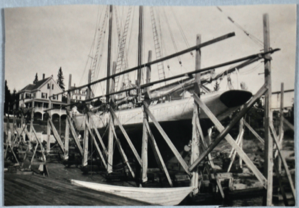 Image: The Bowdoin in Dry Dock