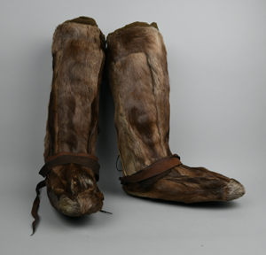 Image of Caribou skin boots