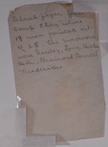 Image of Cigarette Paper from Camp Clay