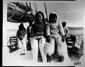 Image of Miksuk and Peary (Eskimo [Inuit] Children)