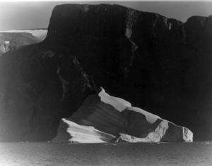 Image of Iceberg, Umanak Fjord [and mountain]