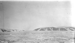 Image of Glaciers and ice field; ice cap