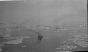 Image of The "Beothic" amid ice floes