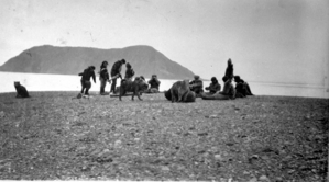 Image of Eskimo [Inuit] life - In the summer