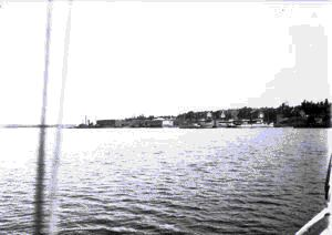 Image of View to left of yacht club, South Sydney, NS
