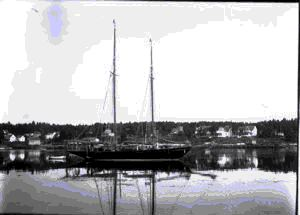 Image of Yacht at anchor