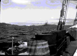 Image of Schooner leaving Battle Harbor