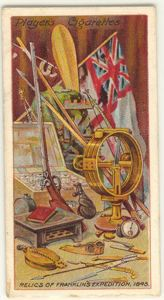 Image: Cigarette card: Relics of the Franklin Expedition (1845)
