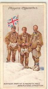 Image of Cigarette card, The Northern Party at the South Magnetic Pole (Shackleton's Expedition)