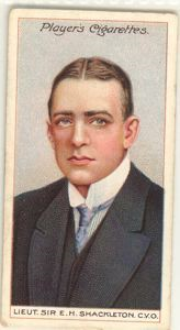 Image of Cigarette card, Lieut. Sir E.H. Shackleton, C.V.O.