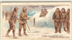 Image of Cigarette card: Parry and Hoppner's Arctic Expedition