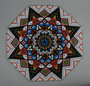 Image of Beaded mat