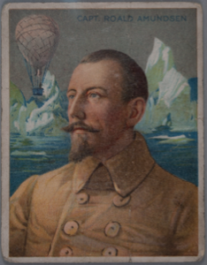 Image: Cigarette card, Captain Roald Amundsen.