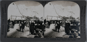 Image of Preparing to Climb The Golden Stair and Peterson's Trail, Chilkoot Pass, Alaska