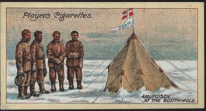 Image: Cigarette Card, Amundsen at the South Pole, 1910-12